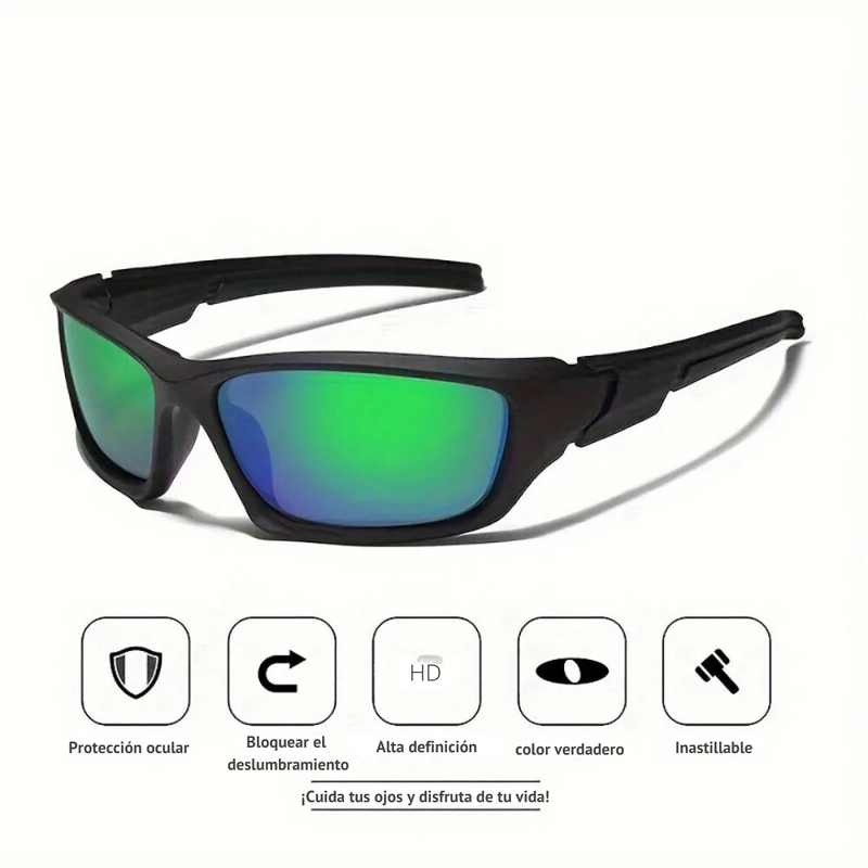 Gafas Polarizados Para Ciclismo  Protección UV400 y Alta Definición 1 + 1  - VisionEdge™