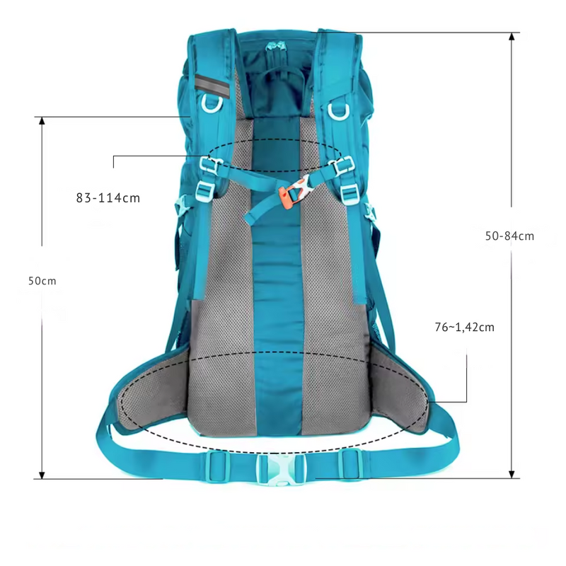 mochila de trekking y acampamento de 50L - TrekMaster™