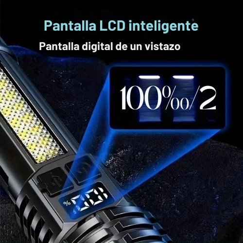 Linterna Láser LED Recargable Zoom 500M - ProMax™