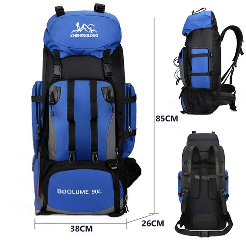 Mochila Camping Impermeable  Y Reforzado -   90L SCIONE™ + Capa la Lluvia