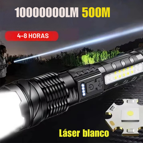 Linterna Láser LED Recargable Zoom 500M - ProMax™